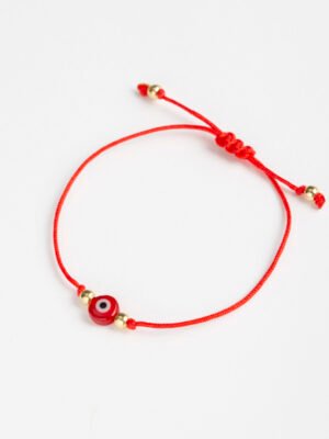 pulsera ojo turco de tela