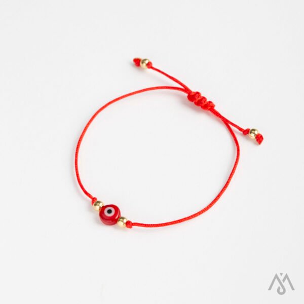 pulsera ojo turco de tela